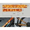 DYSTFFRFR Sticker - French Fries (SUR COMMANDE) -Vélo Soldes sticker de cadre french fries dispo sur commande
