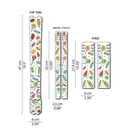 DYSTFKCAN Sticker - Candy Pour Cadre Kids (SUR COMMANDE) 3 DYSTFKCAN Sticker - Candy Pour Cadre Kids (SUR COMMANDE)